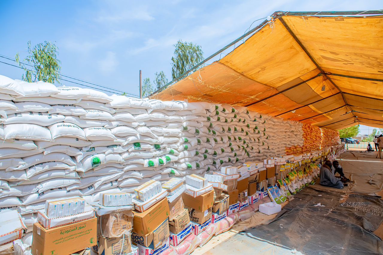 Distribution de denrées alimentaires
