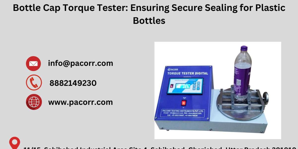 Optimize Your Packaging Line with Pacorr.com’s High-Accuracy Bottle Cap Torque Tester